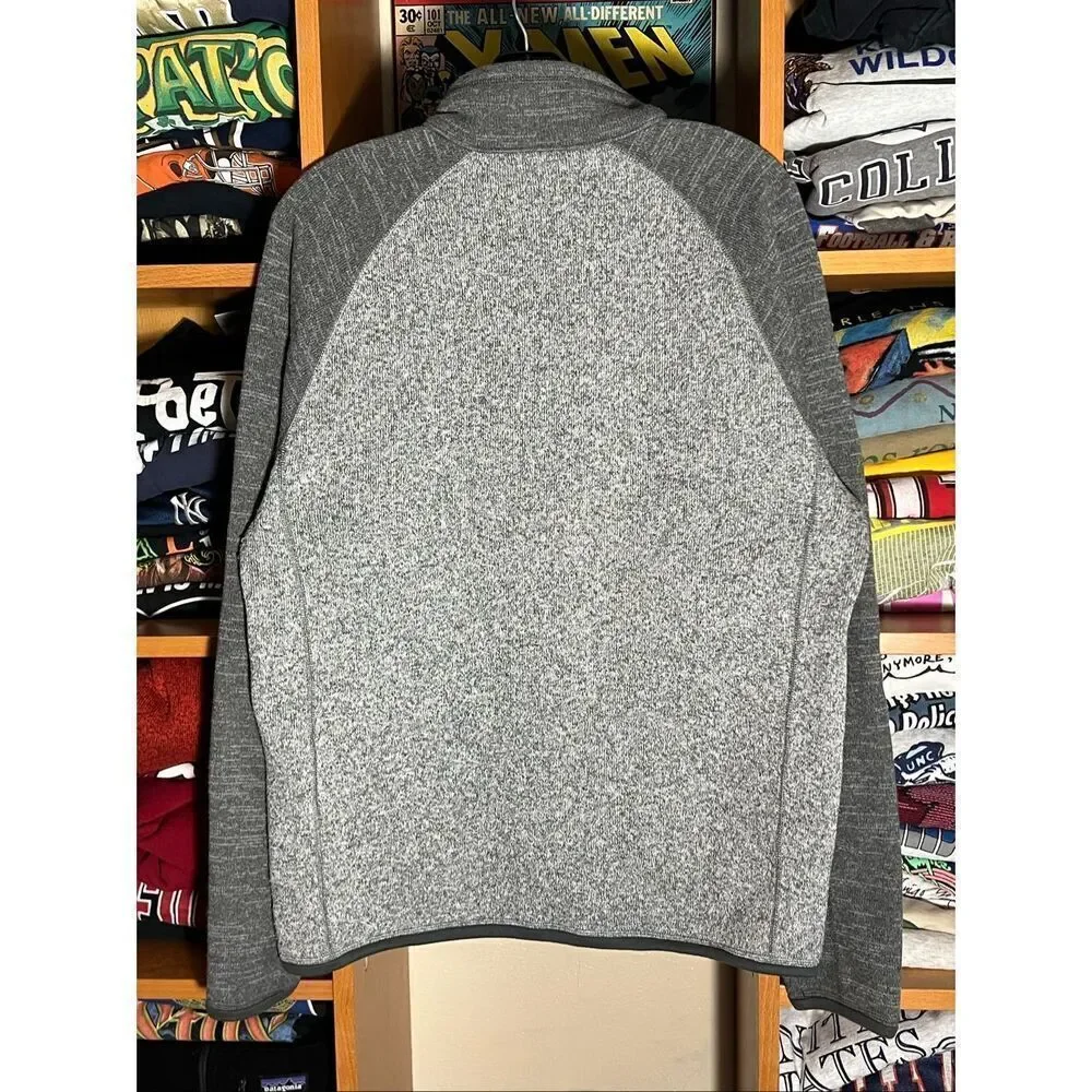 Patagonia Men’s Gray Quarter Zip 1/4 Better Sweater